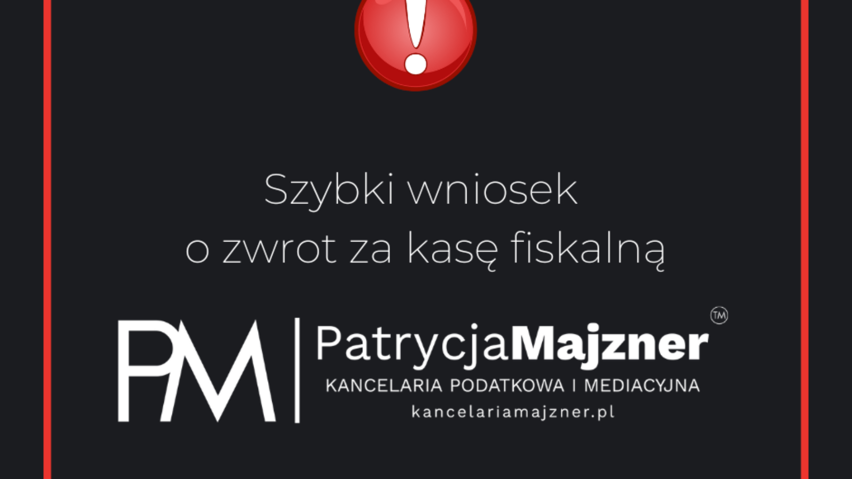 Wniosek o zwrot kosztów za kasę fiskalną